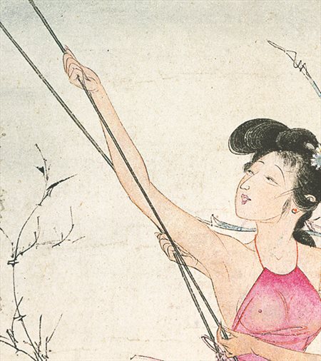 木兰-胡也佛的仕女画和最知名的金瓶梅秘戏图